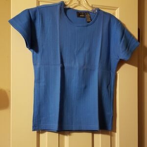 Liz Claiborne Lizwear Petite Blue Top Size PS
